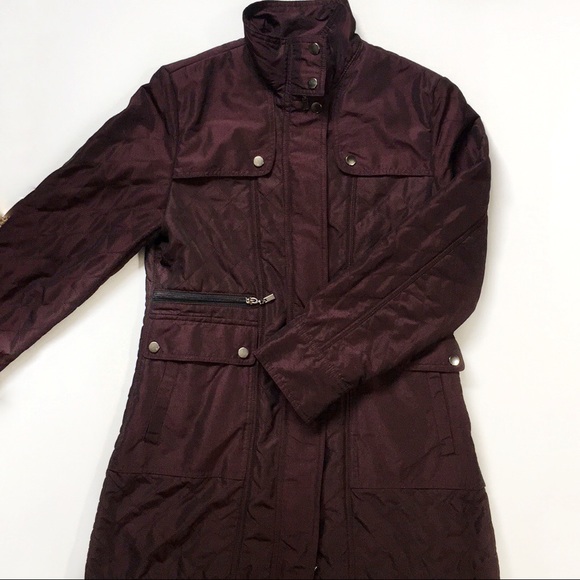 Pendleton Jackets & Blazers - Pendleton • Black Cherry Long Coat